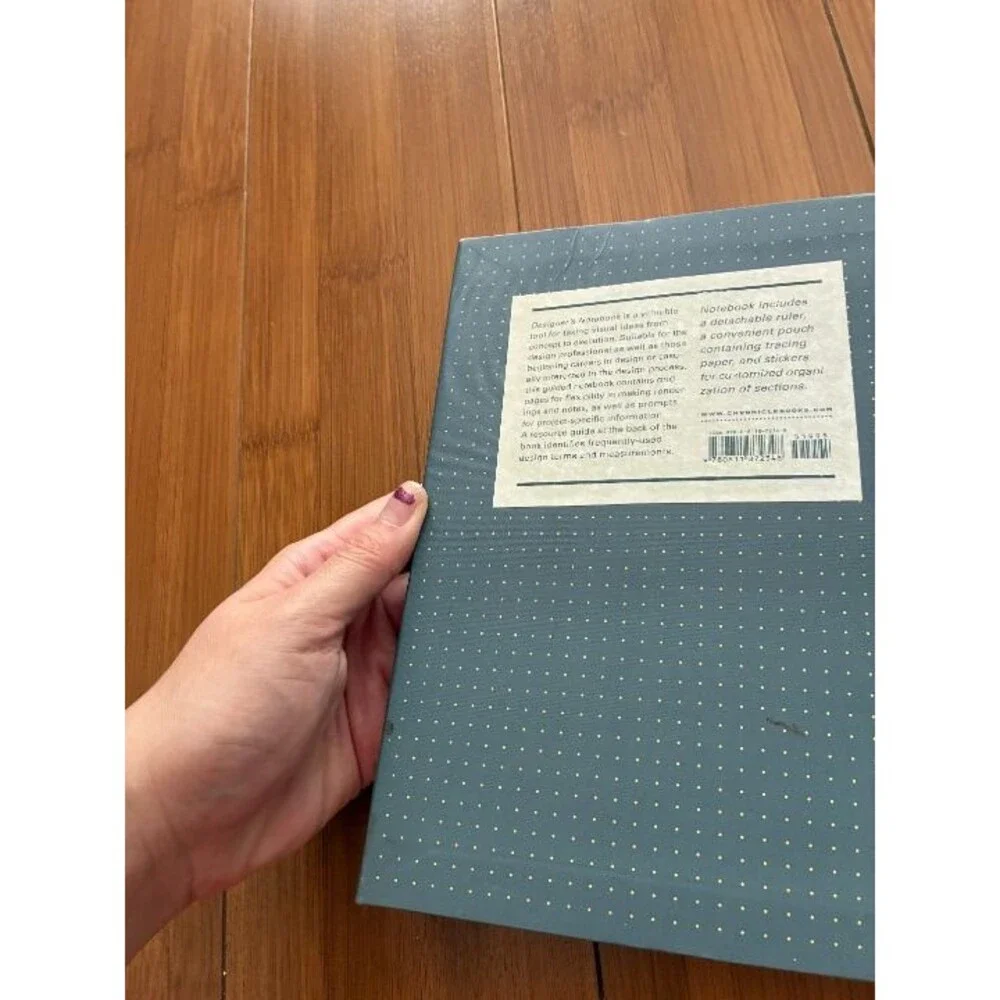 Chronicle Books Designer's Notebook with Yellow Ribbon Bookmark NEW